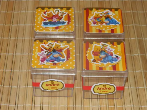 Caixinha de Acrílico Ursinho Pooh
