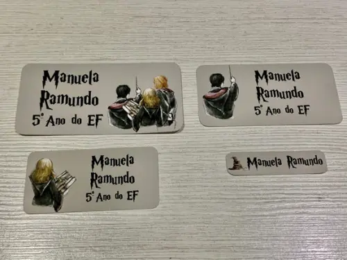 Etiqueta Escolar Harry Potter (pacote com 80)