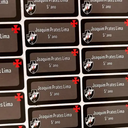 Etiqueta Escolar Vasco (pacote com 80)
