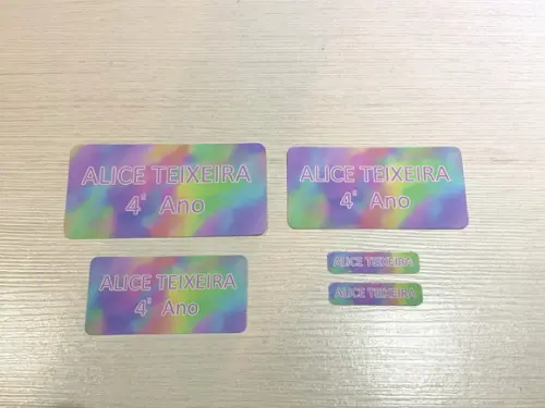 Etiqueta Escolar Tie Dye (pacote com 80)