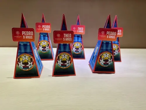 Kit Caixas Festa Liga dos Campeões (kit com 10)