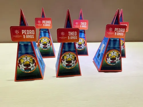 Kit Caixas Festa Liga dos Campeões (kit com 10)