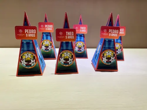 Kit Caixas Festa Liga dos Campeões (kit com 10)