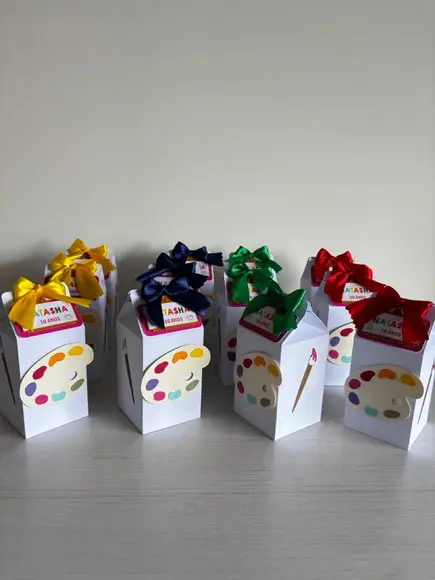 Kit com 20 Caixas Milk Pintando o Sete