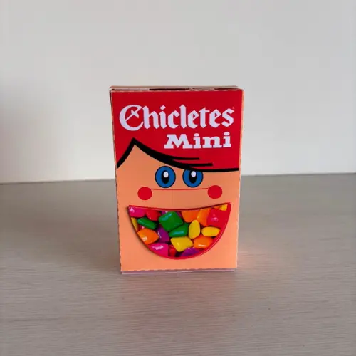 Kit com 20 Caixas Mini Chicletes Anos 80