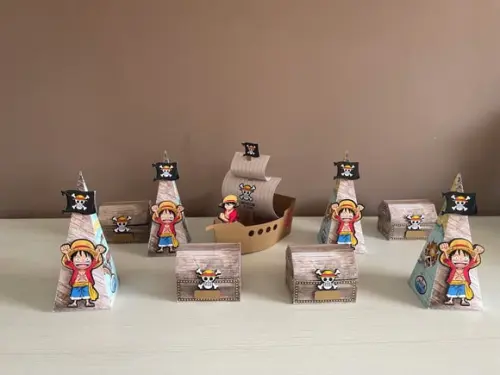 Kit Festa 12 Lembrancinhas One Piece