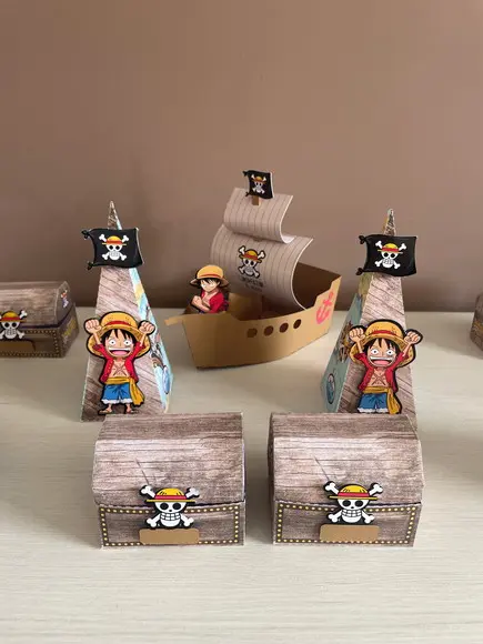 Kit Festa 12 Lembrancinhas One Piece