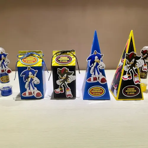 Kit Festa 30 Lembrancinhas Sonic