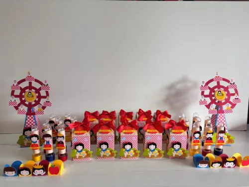 Kit Festa Branca de Neve 42 Ítens