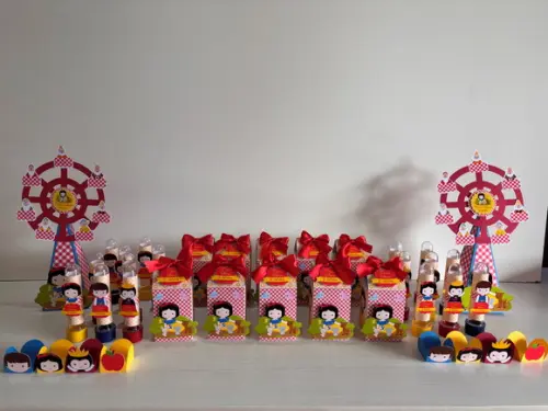 Kit Festa Branca de Neve 42 Ítens