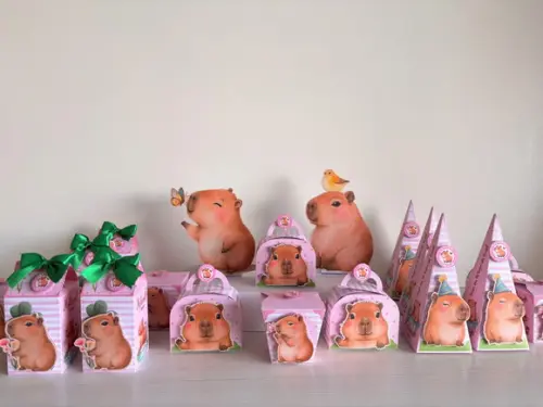 Kit Festa Capivara 20 Caixas + 2 Displays