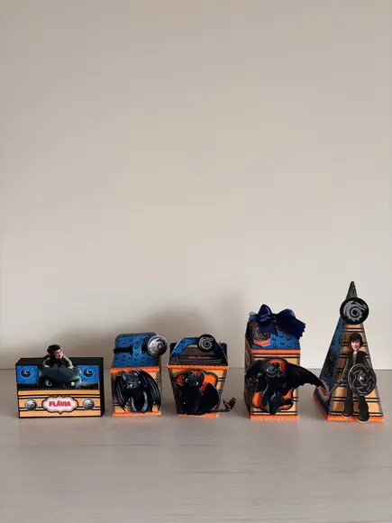Kit Festa Como Treinar o Seu Dragão 20 Caixas