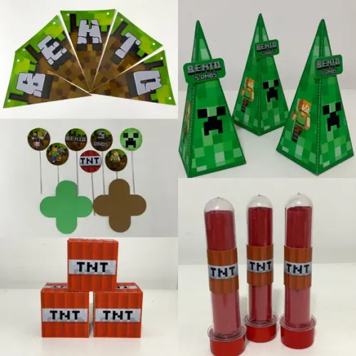 Kit Festa Minecraft