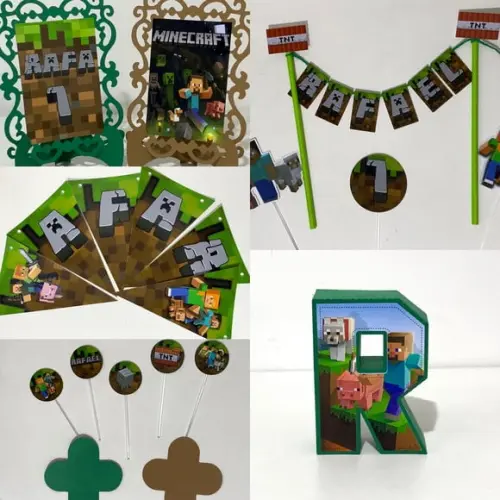 Kit Festa Minecraft