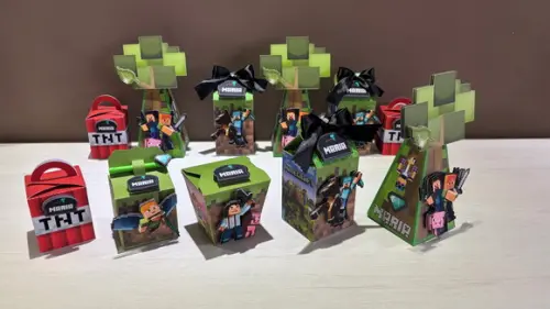 Kit Festa Minecraft 20 Lembrancinha