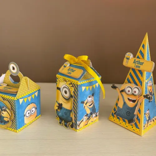 Kit Festa Minions 15 Caixas