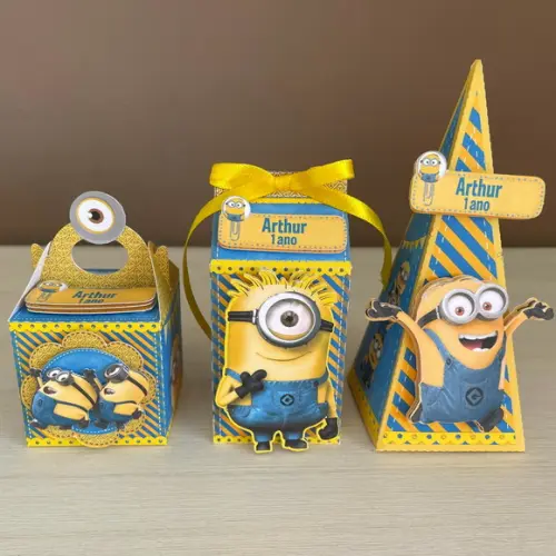 Kit Festa Minions 15 Caixas