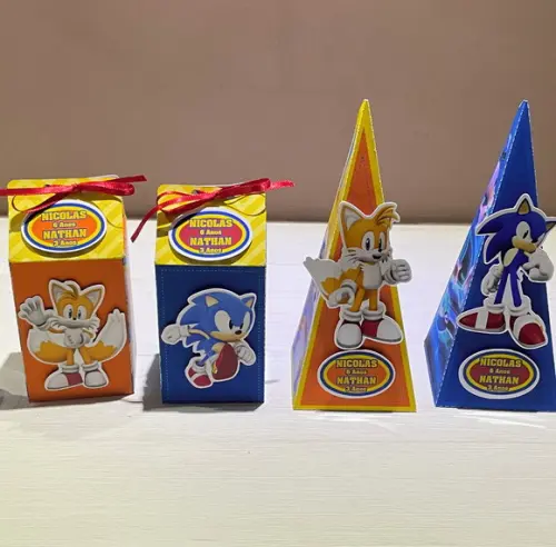 Kit Festa Sonic com 20 Caixas