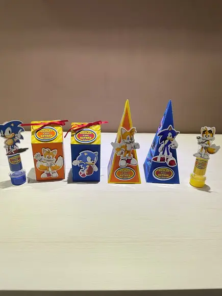 Kit Festa Sonic 30 caixas