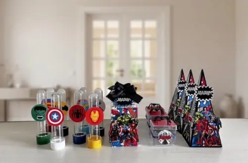 Kit Festa Super Heróis Vingadores 20 Itens