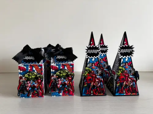 Kit Festa Super Heróis Vingadores 20 Itens