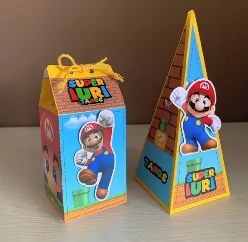 Kit Festa Super Mario 20 Caixas