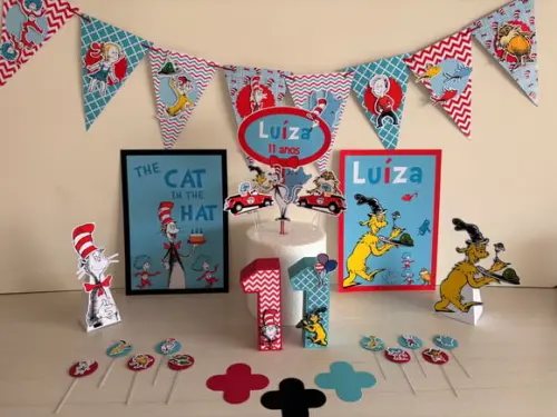 Kit Festa The Cat In The Hat o Gato de Chapéu
