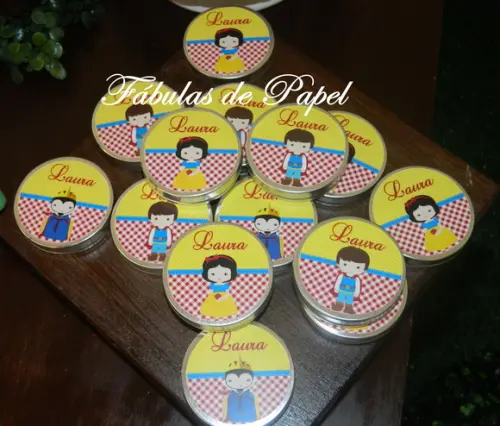 Latinha Mint To Be Branca de Neve Kit com 20