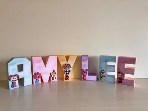 Letras 3d Amazing Digital Circus