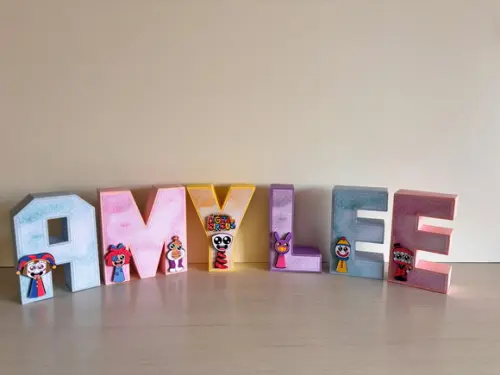 Letras 3d Amazing Digital Circus