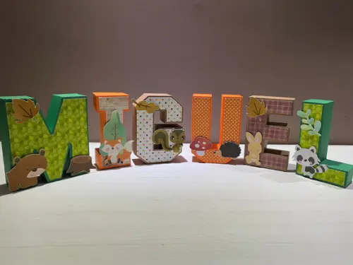Letras 3d Bosque Encantado