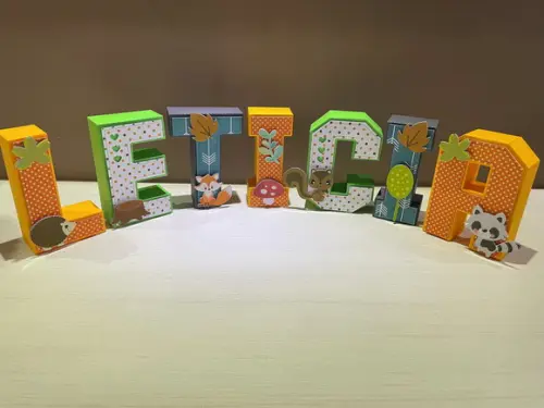 Letras 3d Bosque Encantado