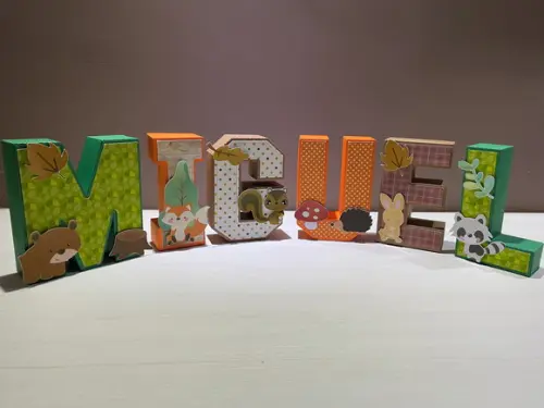Letras 3d Bosque Encantado