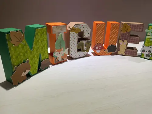 Letras 3d Bosque Encantado