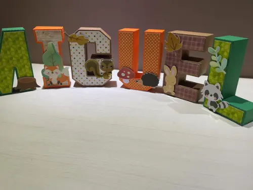 Letras 3d Bosque Encantado