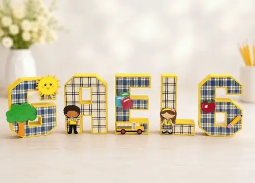 Letras 3d Carrossel