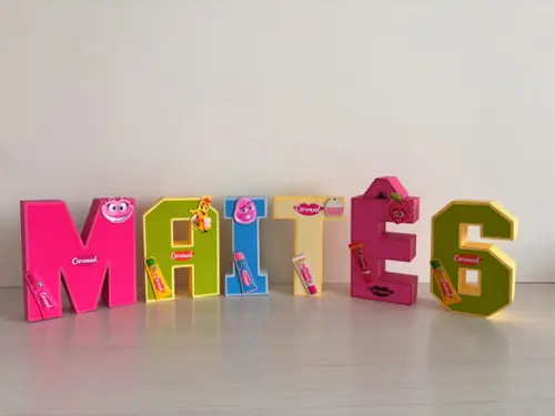 Letras 3d Carmed