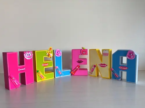 Letras 3d Carmed
