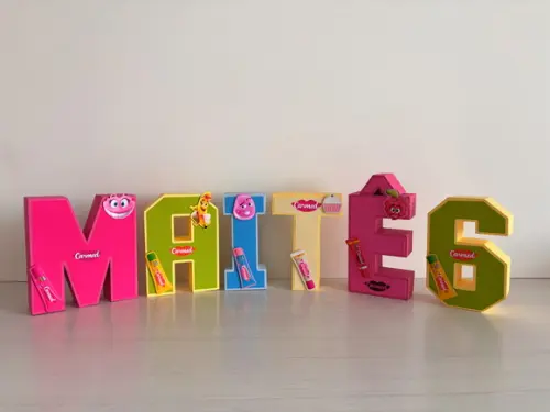 Letras 3d Carmed