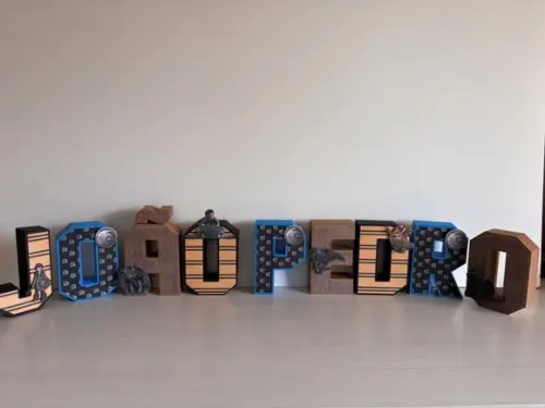 Letras 3d Como Treinar o Seu Dragão 20 Caixas