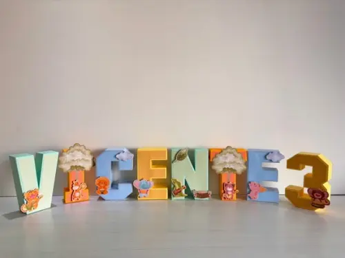 Letras 3d Festa Banda dos Bichos