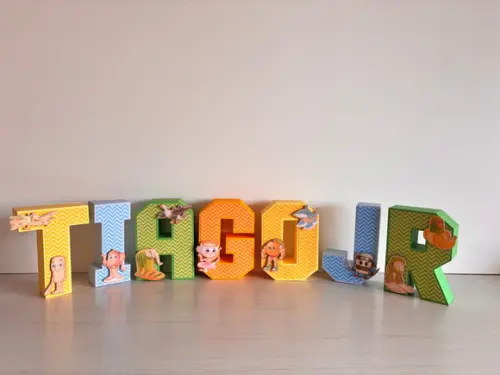 Letras 3d Festa Brainrot