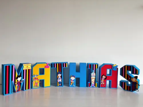 Letras 3d Festa Castelo Rá Tim Bum