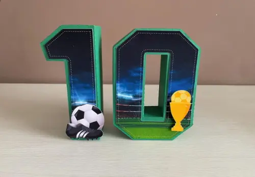 Letras 3d Festa Futebol