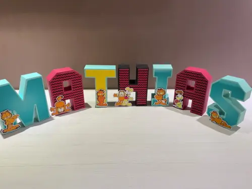 Letras 3d Festa Garfield