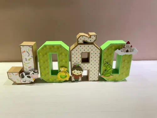 Letras 3d Festa João e o Pé de Feijão