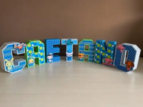 Letras 3d Festa Octonautas