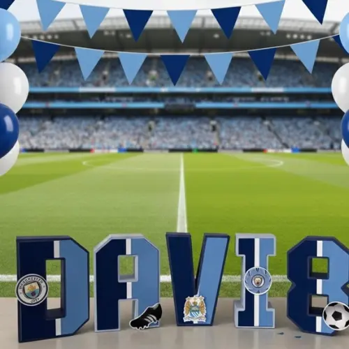 Letras 3d Manchester City
