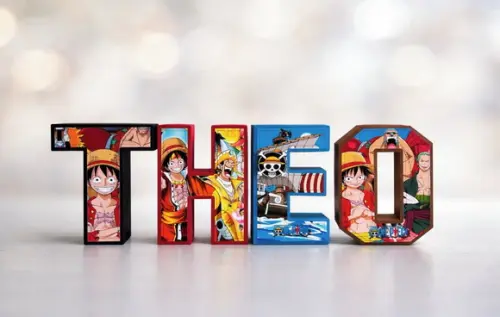 Letras 3d One Piece