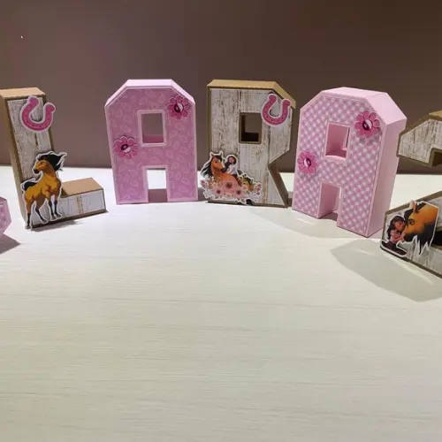 Letras 3d Spirit Corsel